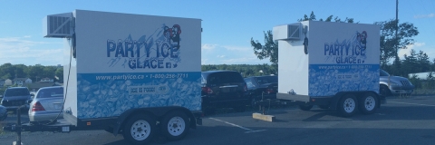 Party Ice Trailer Banner